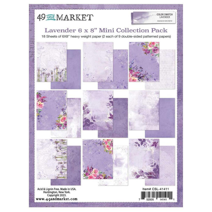 Color Swatch: Lavender Mini Collection Pack 6"X8"