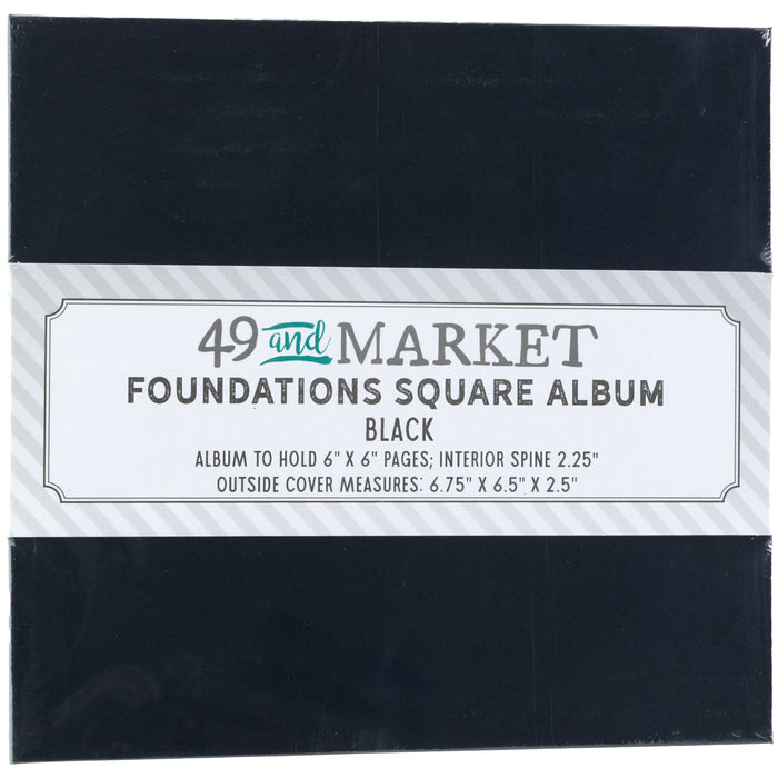 Foundations Square Album – Black