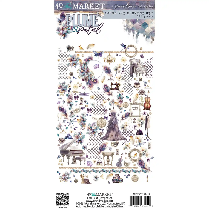 Plume & Petal Laser Cut Elements