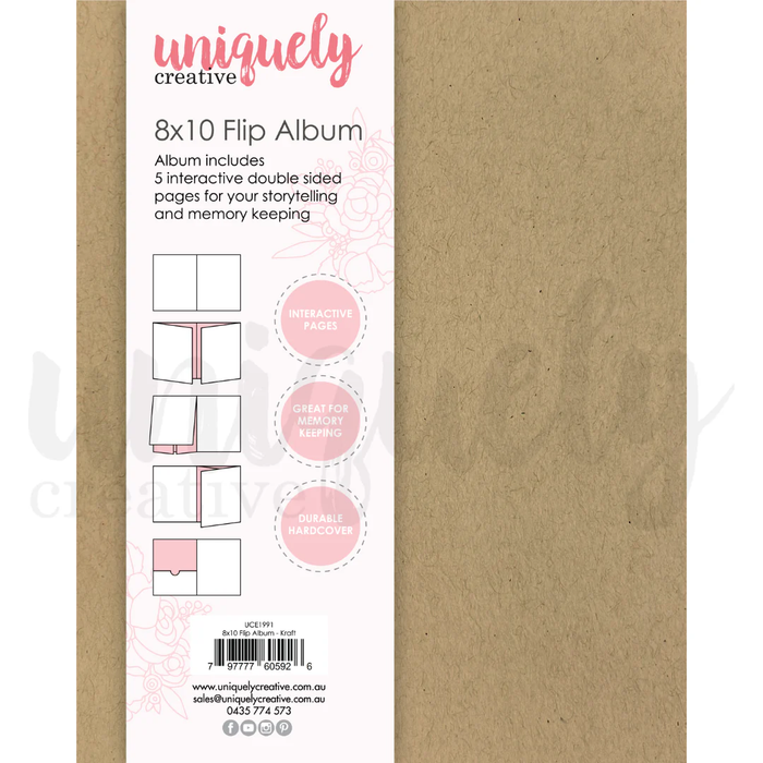 8X10 FLIP ALBUM - KRAFT