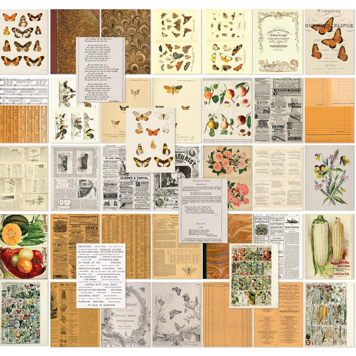 Color Swatch: Peach Collage Sheets
