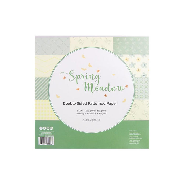 Spring Meadow Double-Sided Pad 6"X6