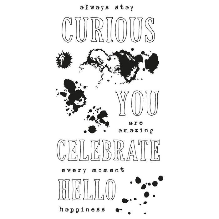 49 & Market Layered Clear Stamps - Hello You