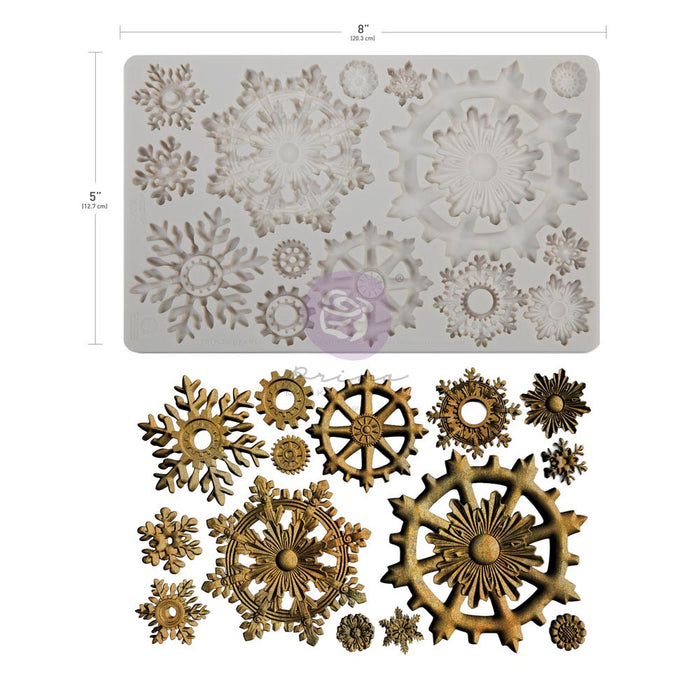 Finnabair Decor Moulds - FROSTY GEARS