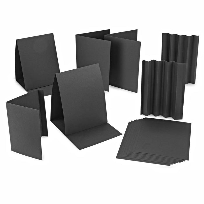 Create-An-Album Tall Book Pages - Black