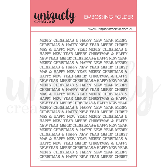 CHRISTMAS EMBOSSING FOLDER