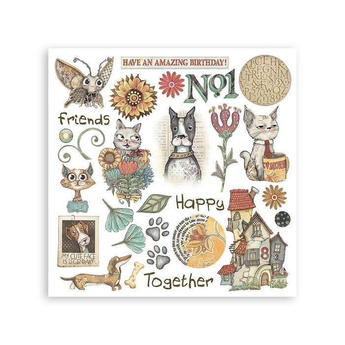 Furry Friends Rub-On Kit