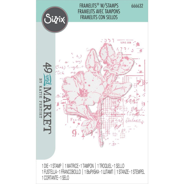 Framelits Die & Stamp Set - Floral Mix Cluster