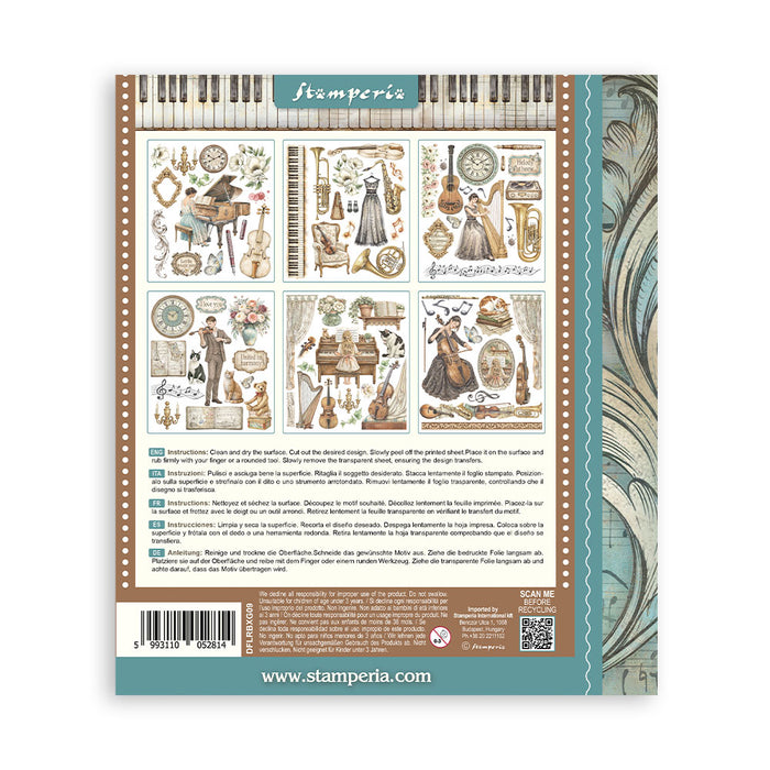 Symphony Rub-On Kit 8"x9"