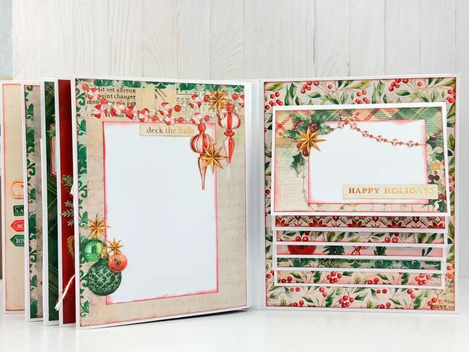 SANTA'S WINTER VILLAGE ALBUM KIT BY NIKKI SHER