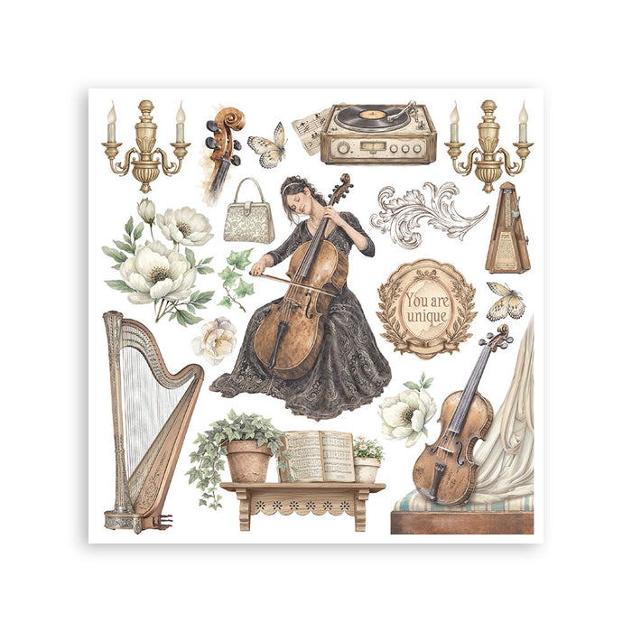 Symphony Rub-On Kit 6"x6"