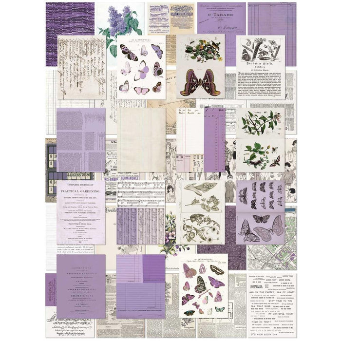Color Swatch: Lavender Collage Sheets