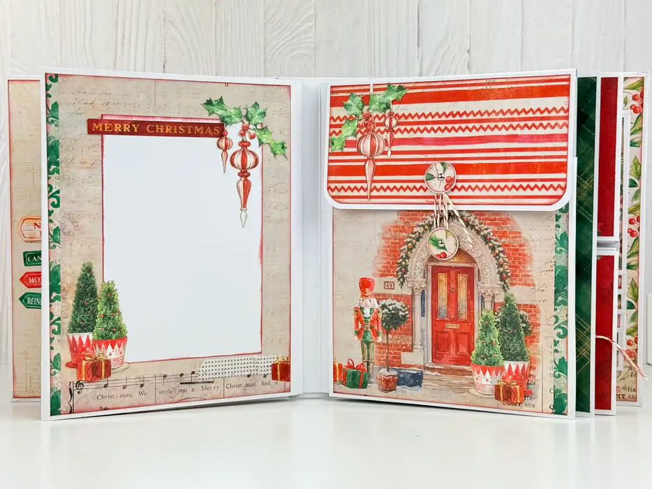 SANTA'S WINTER VILLAGE ALBUM KIT BY NIKKI SHER