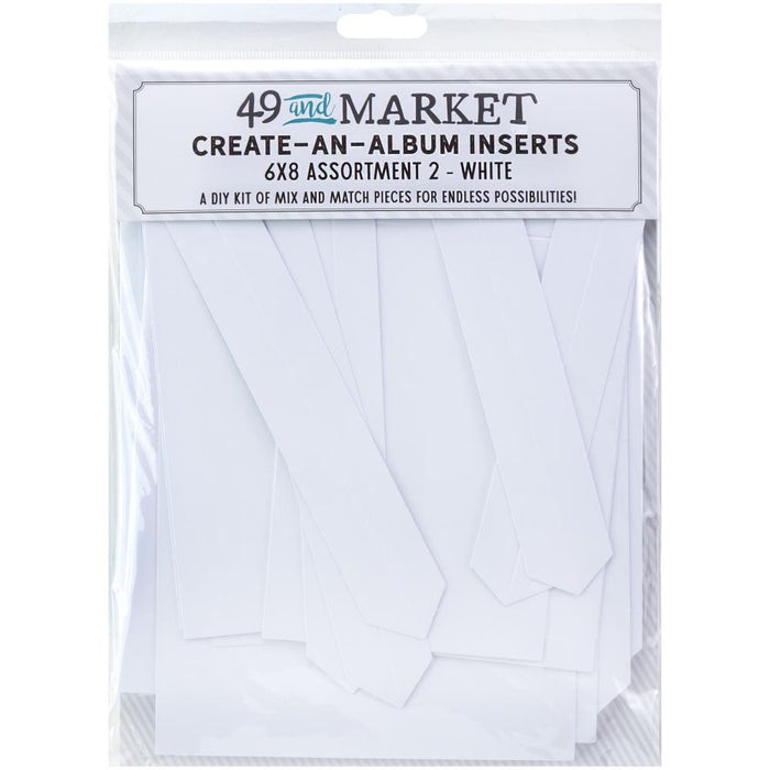 Create-An-Album Foundation Inserts - Assortment 2 White