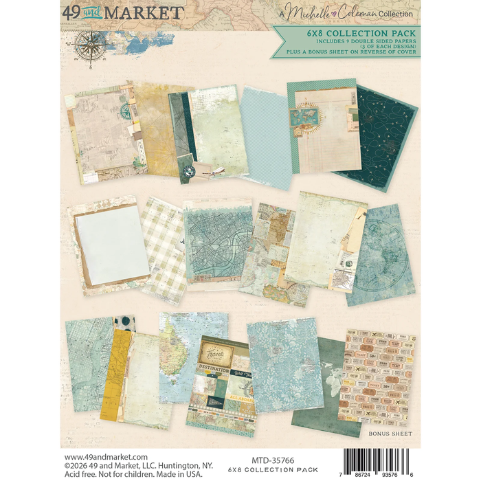 Travel Diaries 6 x8 Collection Pack
