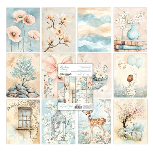 6 X 8 ART JOURNAL PAPER PAD - CALM & COZY