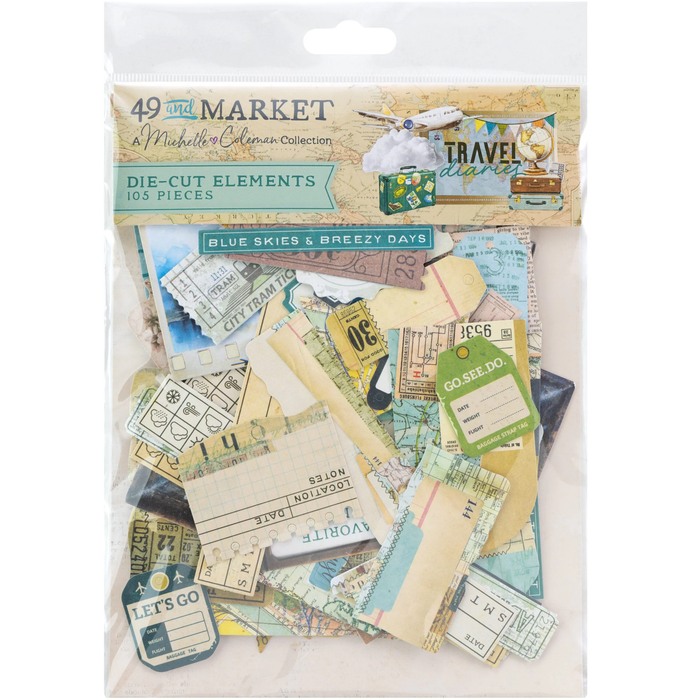 Travel Diaries Die-Cut Elements