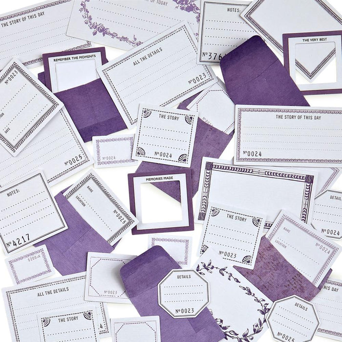 Color Swatch: Lavender Envelope Bits