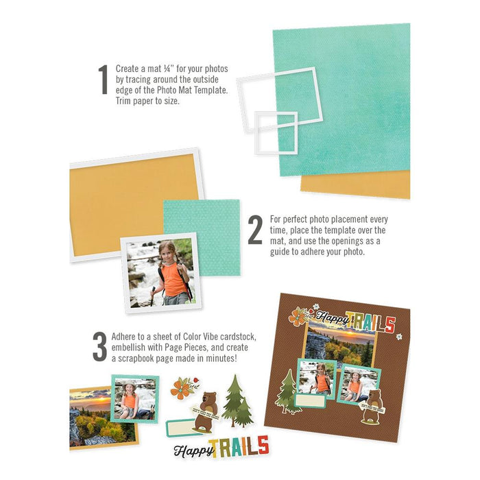 Simple Stories Simple Pages Photo Mat Templates