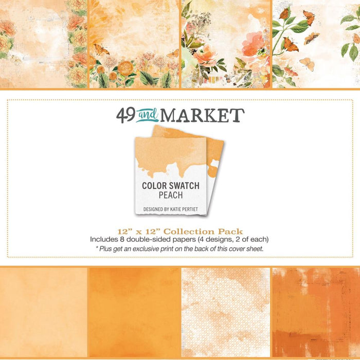 Color Swatch: Peach Collection Pack 12"X12"
