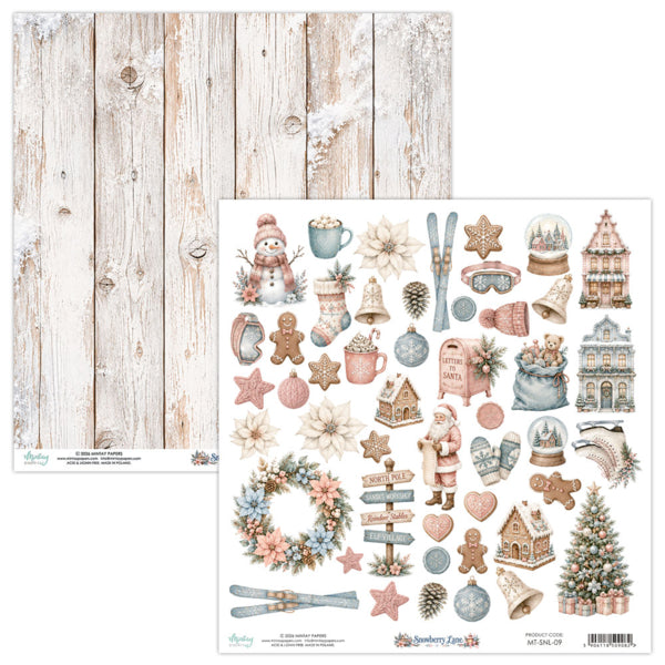 SNOWBERRY LANE 12 X 12 ELEMENTS PAPER
