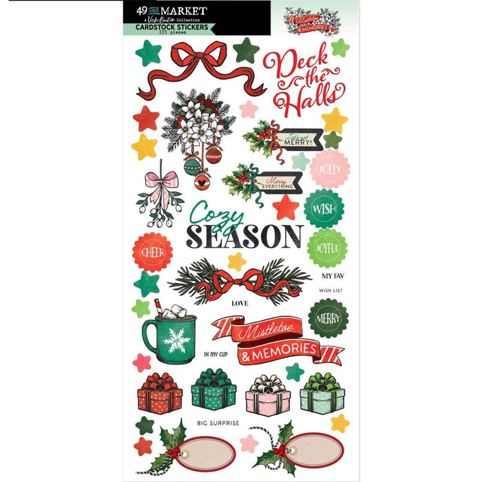 Mistletoe And Memories Cardstock Stickers