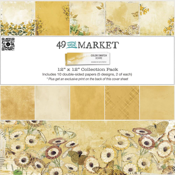 Color Swatch: Ochre Collection Pack 12"X12"