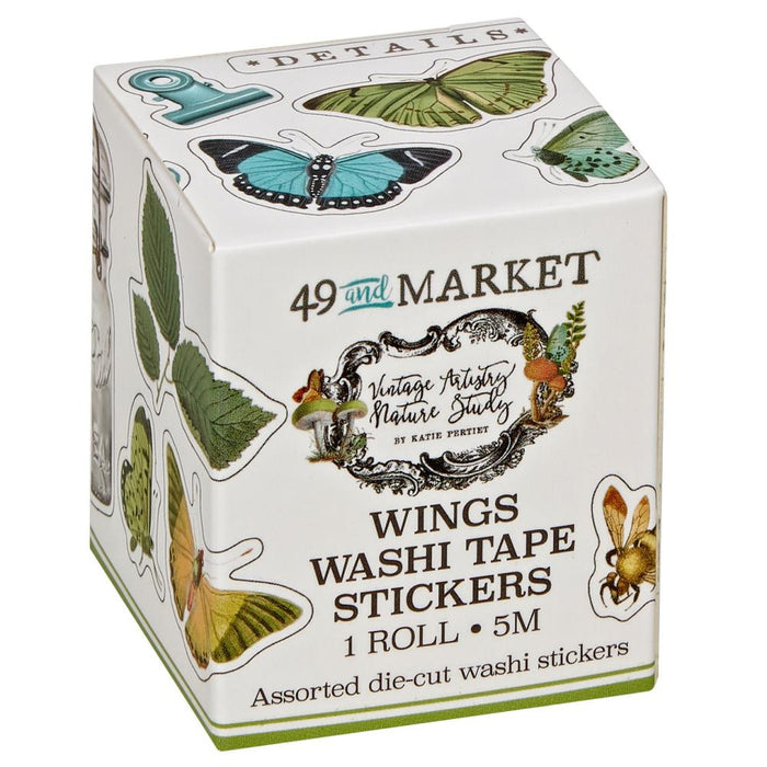 Nature Study Washi Sticker Roll - Wings