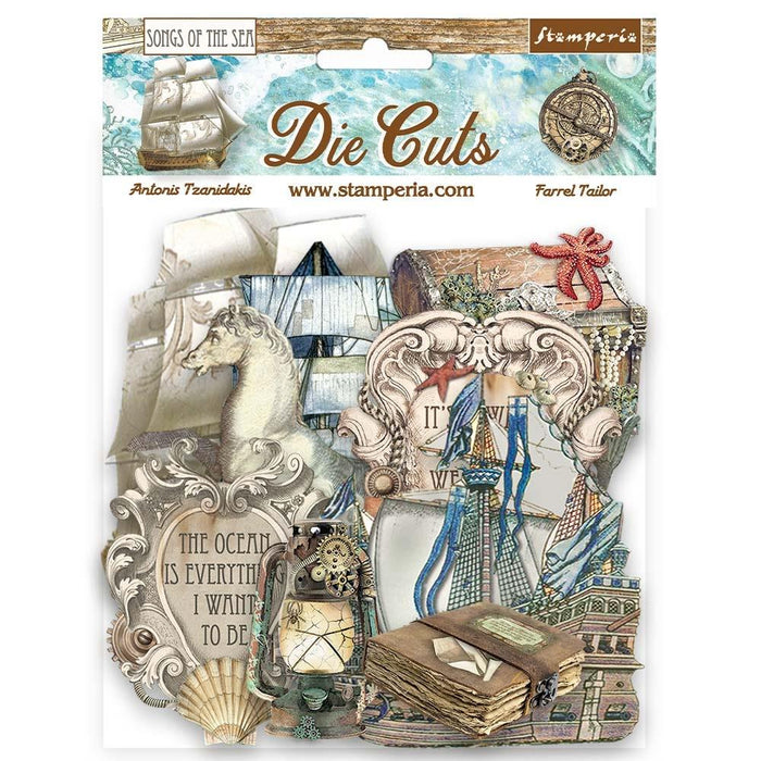 Songs Of The Sea Die-Cuts - Ship And Treasures