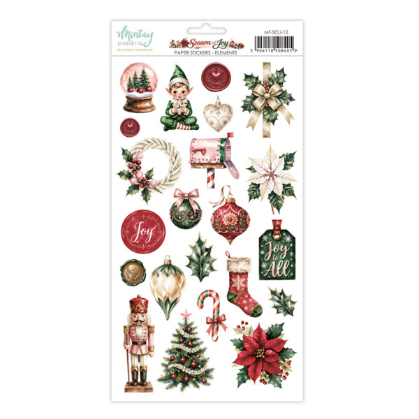 SEASON OF JOY PAPER STICKERS - ELEMENTS