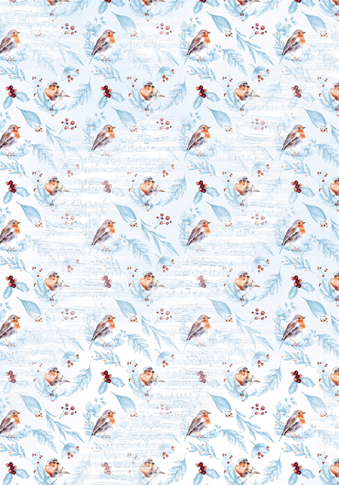 WINTER JOURNEY VELLUM PAPER PATTERNS A4