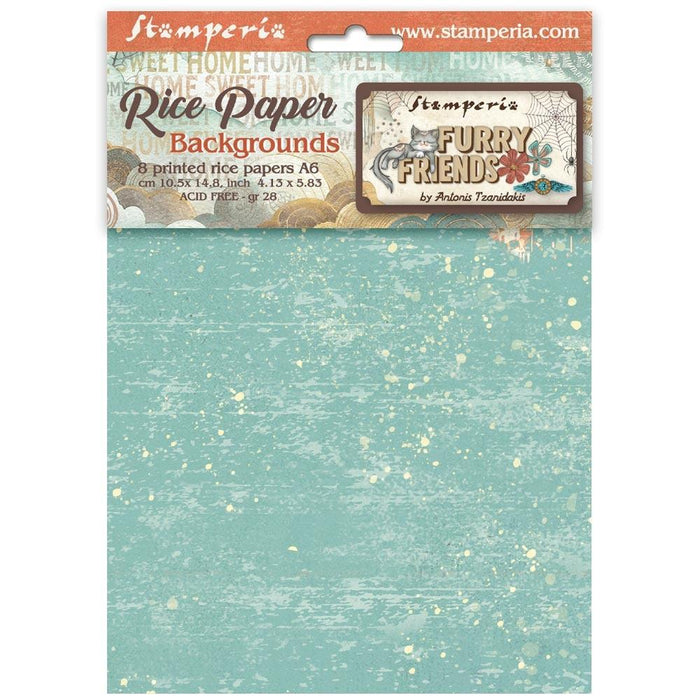 Furry Friends Rice Paper Selection A6