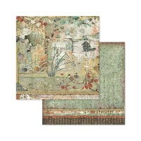 Oriental Garden Pad 8"X8"