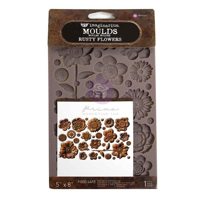 Finnabair Decor Moulds - Rusty Flowers