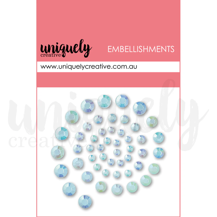 LIGHT BLUE  RHINESTONES