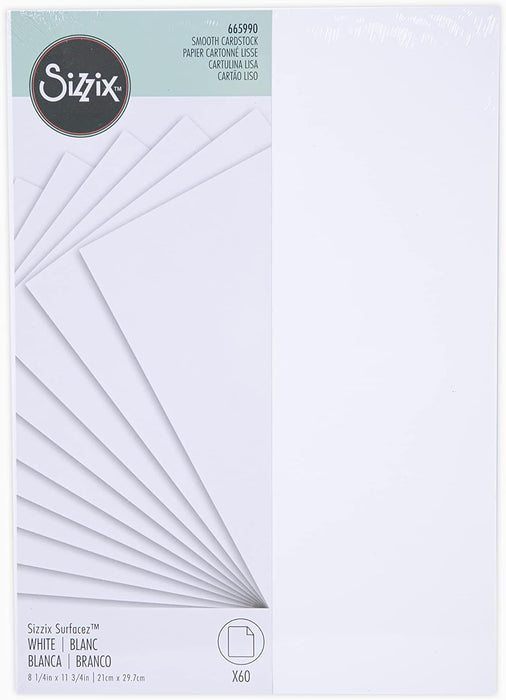 Surfacez Smooth Cardstock - White