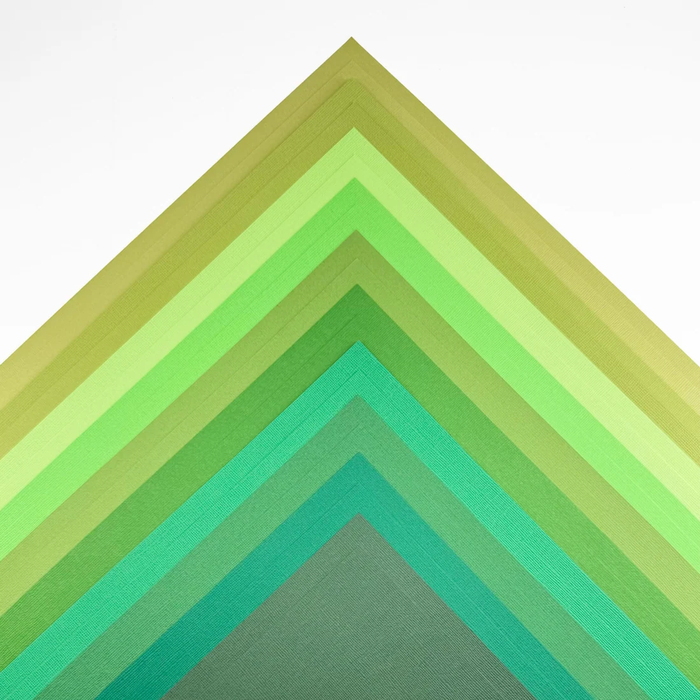 Textured Cardstock 20 Pack - GREEN