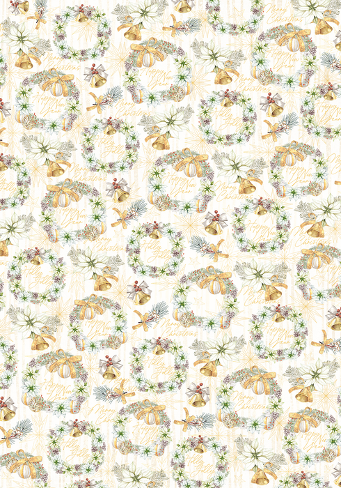 SPARKLING CHRISTMAS VELLUM PAPER PATTERNS A4