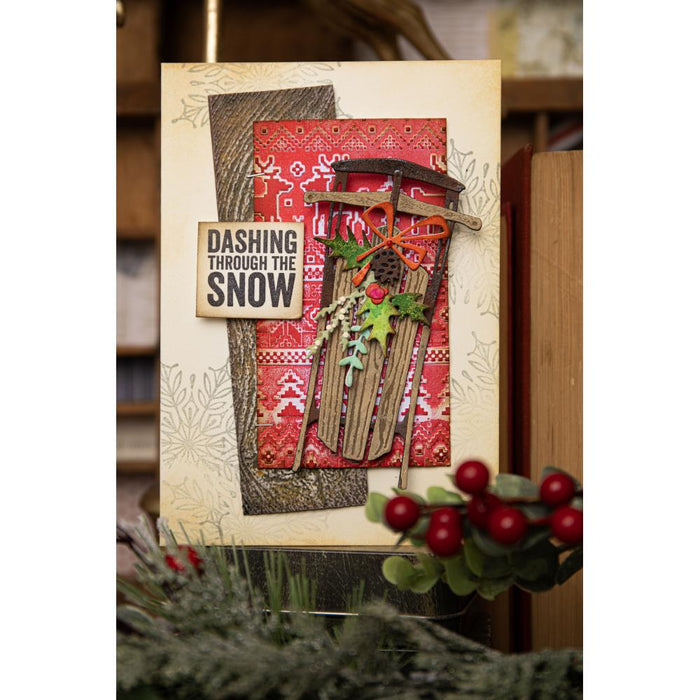 Vintage Sled Thinlits Die By Tim Holtz