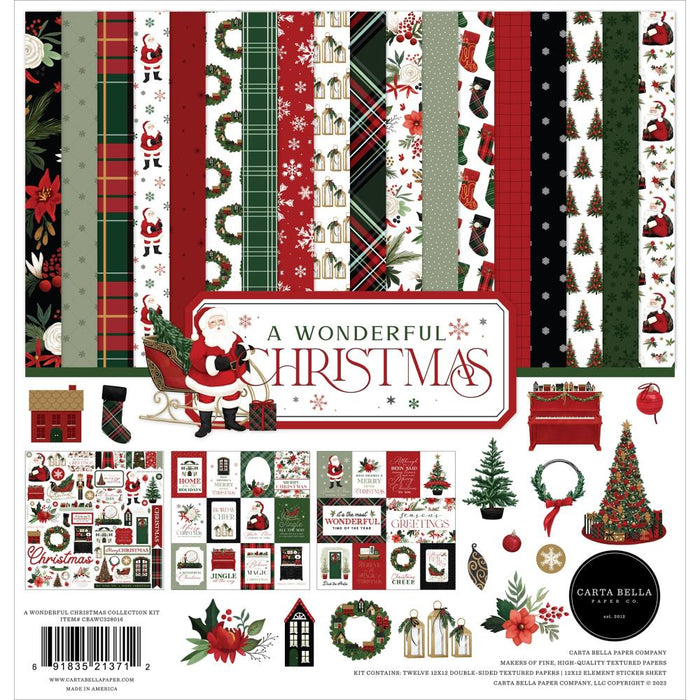 A Wonderful Christmas Collection Kit 12"X12"