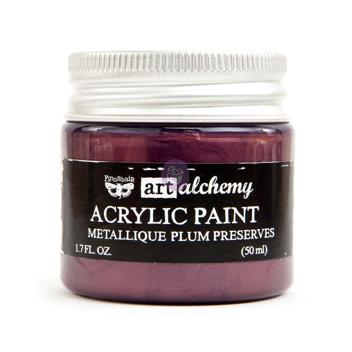 Finnabair Art Alchemy Acrylic Paint - Metallique Plum Preserves