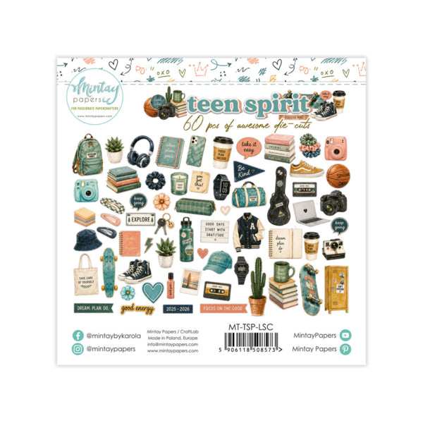 TEEN SPIRIT PAPER DIE-CUTS