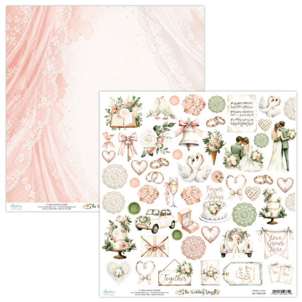 THE WEDDING DAY 12 X 12 ELEMENTS PAPER