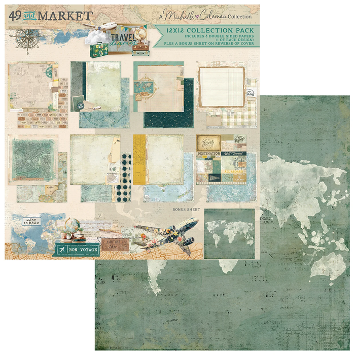 Travel Diaries 12 x12 Collection Pack