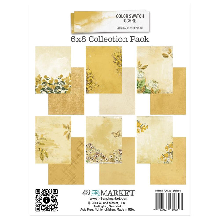 Color Swatch: Ochre Collection Pack 6"X8"