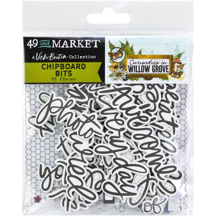 Curiosities In Willow Grove Chipboard Set - Bits