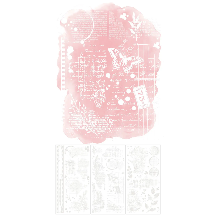 Irresistible Artful Layers Rub-On Transfer Set