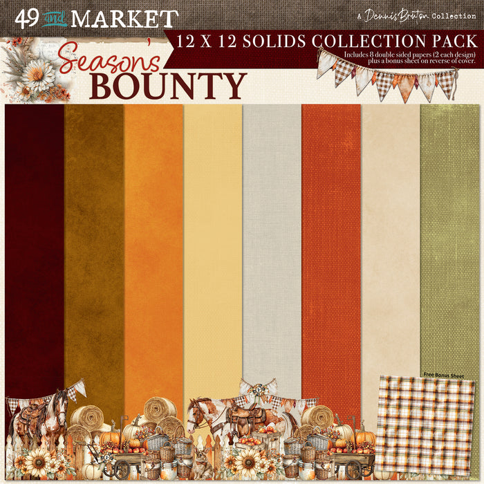 Season’s Bounty – 12 x 12 Solids Collection Pack