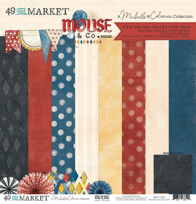 Mouse & Co. – 12 x 12 Solids Collection Pack