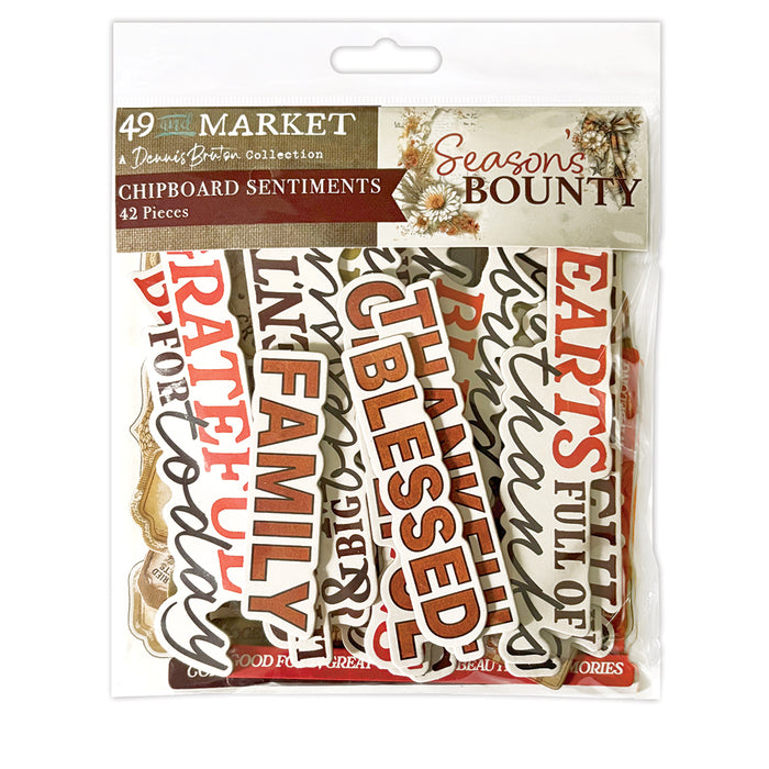 Season’s Bounty Chipboard Set